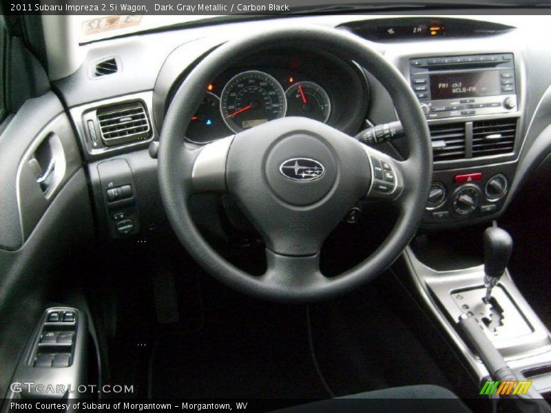 Dark Gray Metallic / Carbon Black 2011 Subaru Impreza 2.5i Wagon