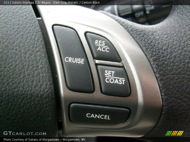 Dark Gray Metallic / Carbon Black 2011 Subaru Impreza 2.5i Wagon