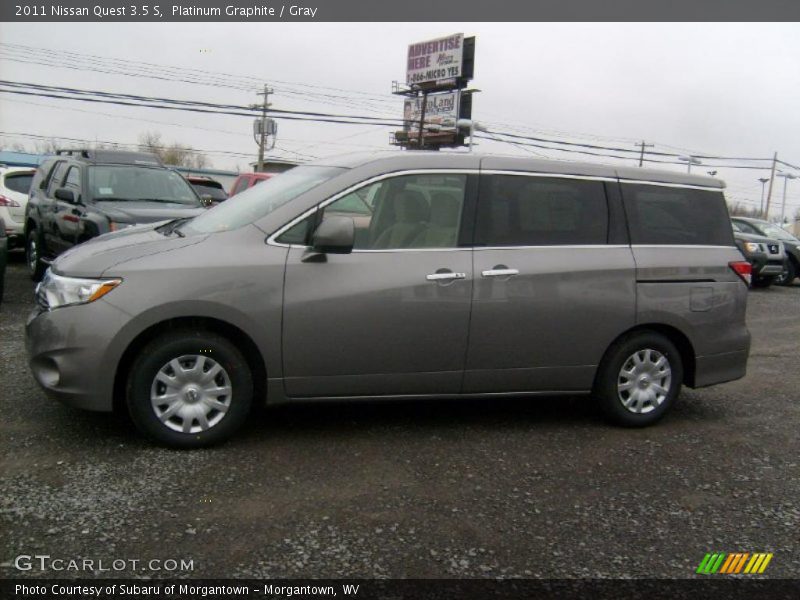 Platinum Graphite / Gray 2011 Nissan Quest 3.5 S