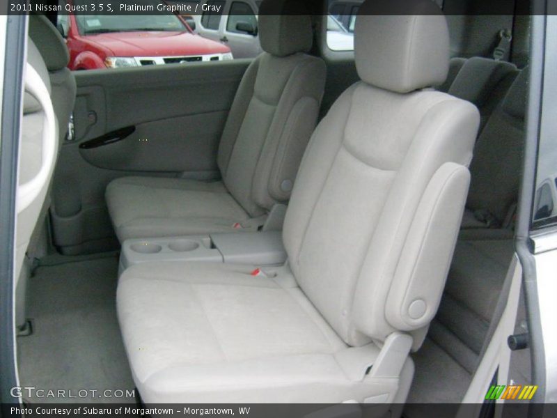  2011 Quest 3.5 S Gray Interior