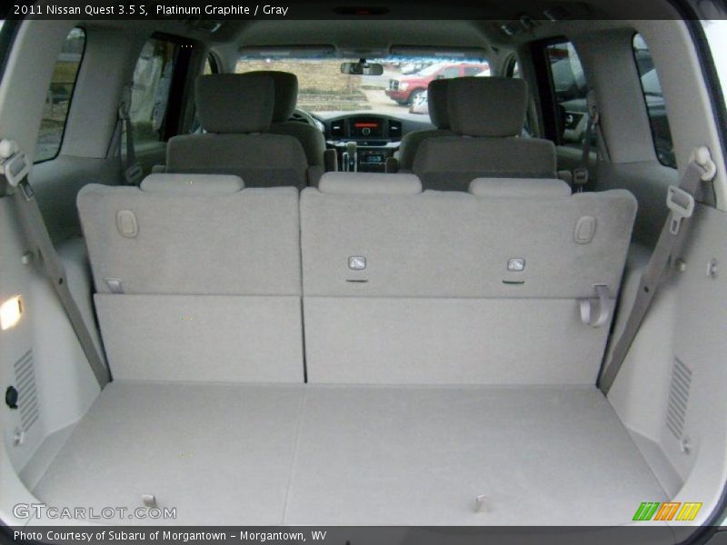  2011 Quest 3.5 S Trunk