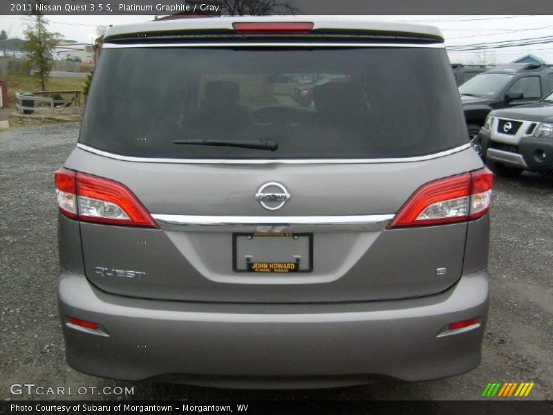 Platinum Graphite / Gray 2011 Nissan Quest 3.5 S