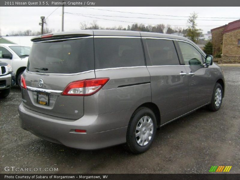 Platinum Graphite / Gray 2011 Nissan Quest 3.5 S