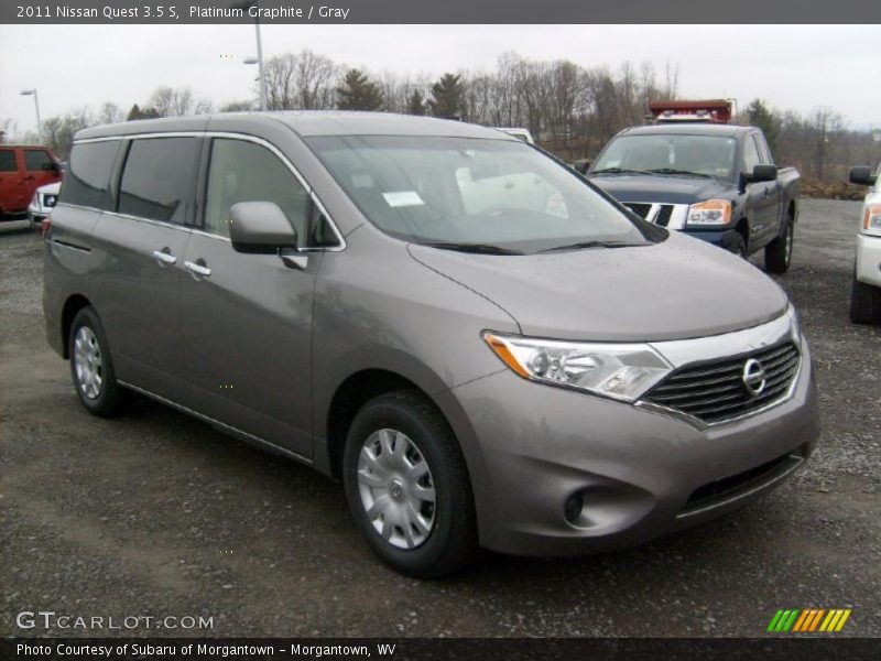 Platinum Graphite / Gray 2011 Nissan Quest 3.5 S