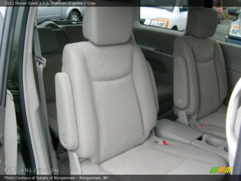  2011 Quest 3.5 S Gray Interior