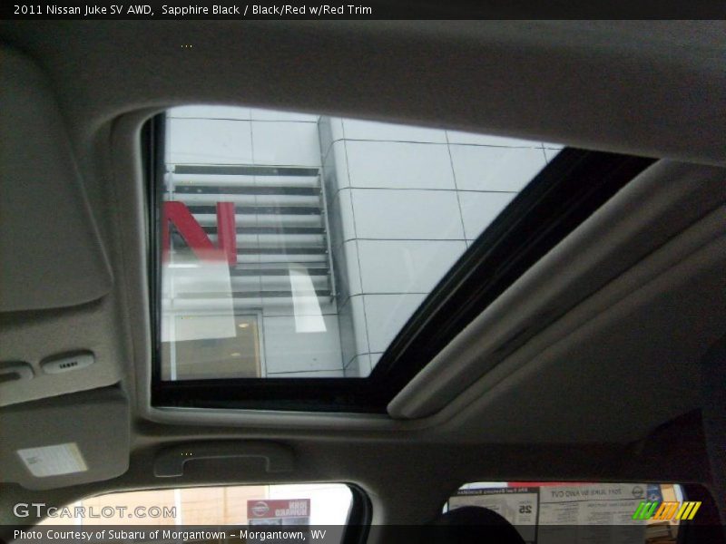 Sapphire Black / Black/Red w/Red Trim 2011 Nissan Juke SV AWD