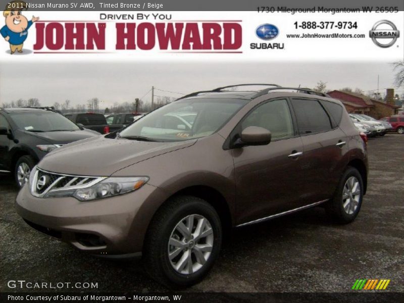 Tinted Bronze / Beige 2011 Nissan Murano SV AWD
