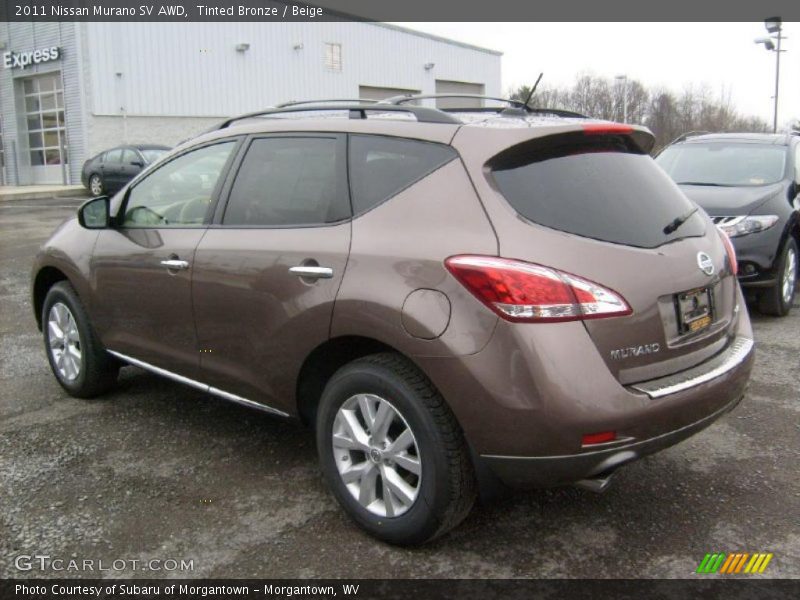 Tinted Bronze / Beige 2011 Nissan Murano SV AWD