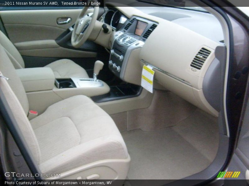  2011 Murano SV AWD Beige Interior