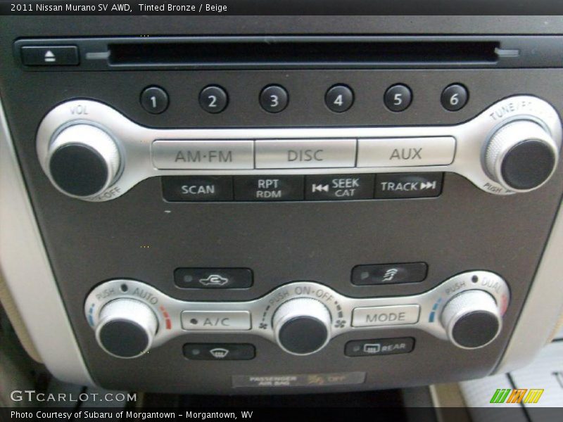 Controls of 2011 Murano SV AWD