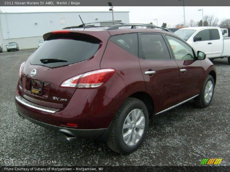 Merlot / Beige 2011 Nissan Murano SV AWD