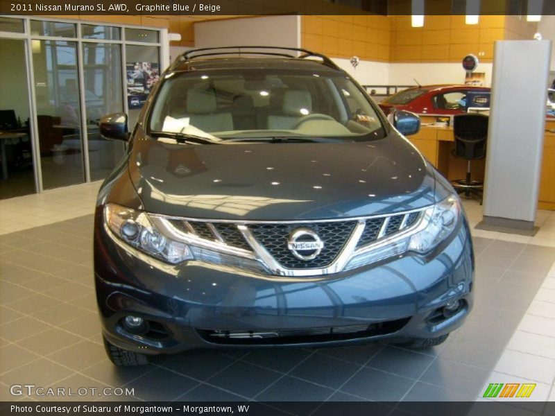 Graphite Blue / Beige 2011 Nissan Murano SL AWD
