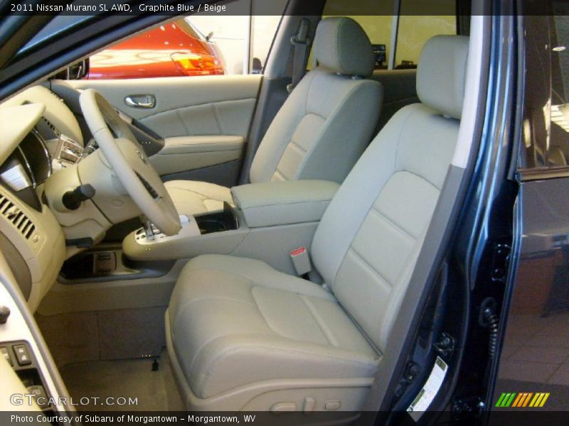 Graphite Blue / Beige 2011 Nissan Murano SL AWD