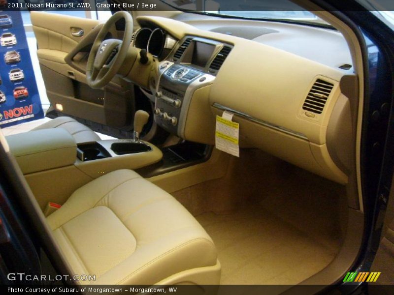 Graphite Blue / Beige 2011 Nissan Murano SL AWD
