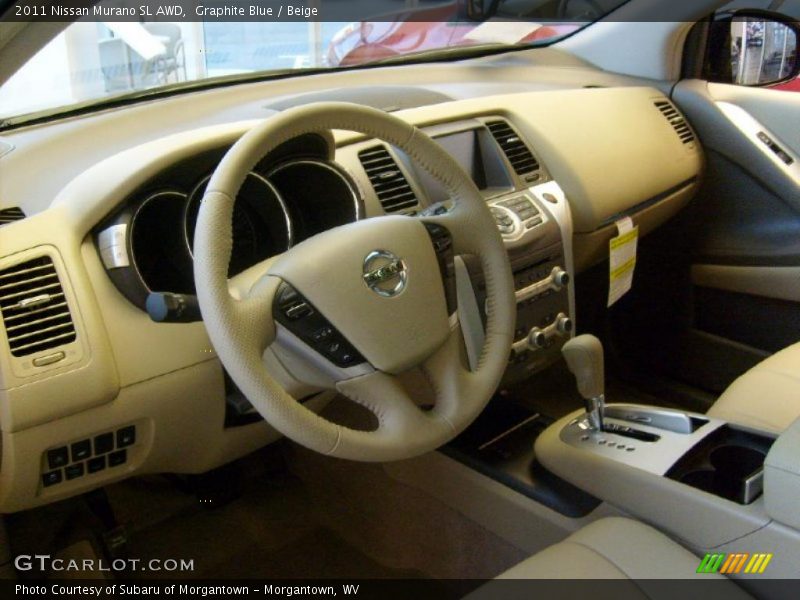 Graphite Blue / Beige 2011 Nissan Murano SL AWD