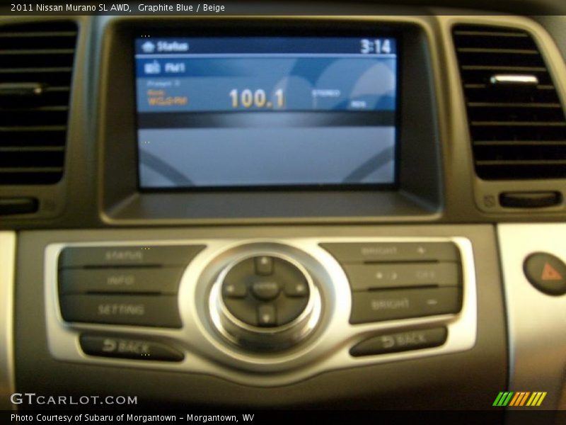 Graphite Blue / Beige 2011 Nissan Murano SL AWD