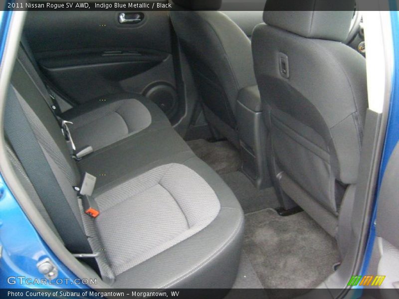 Indigo Blue Metallic / Black 2011 Nissan Rogue SV AWD