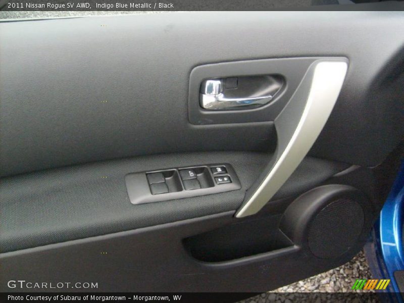 Indigo Blue Metallic / Black 2011 Nissan Rogue SV AWD
