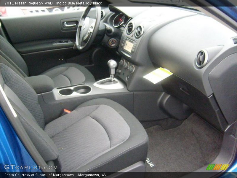 Indigo Blue Metallic / Black 2011 Nissan Rogue SV AWD