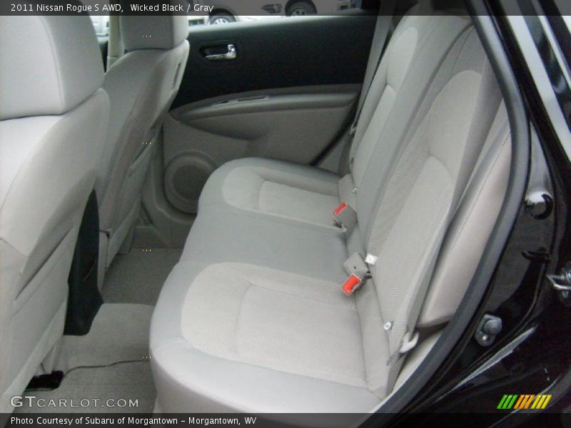  2011 Rogue S AWD Gray Interior