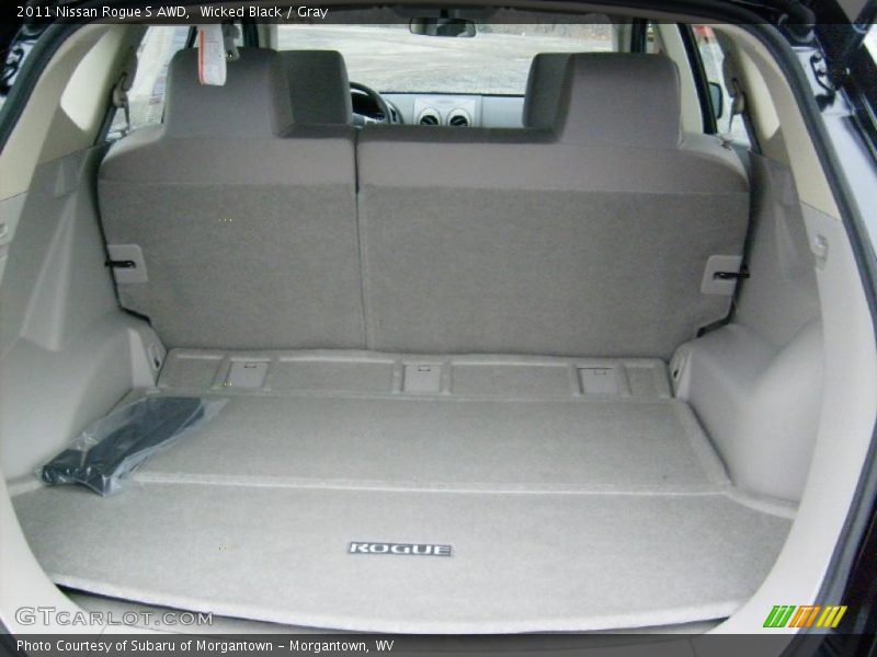 Wicked Black / Gray 2011 Nissan Rogue S AWD