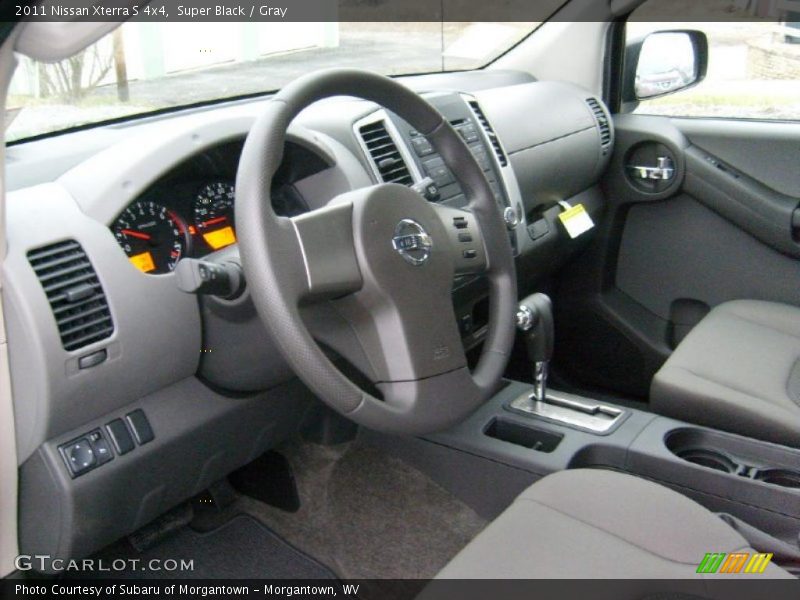 Super Black / Gray 2011 Nissan Xterra S 4x4