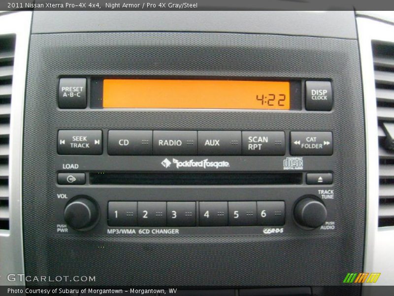 Controls of 2011 Xterra Pro-4X 4x4