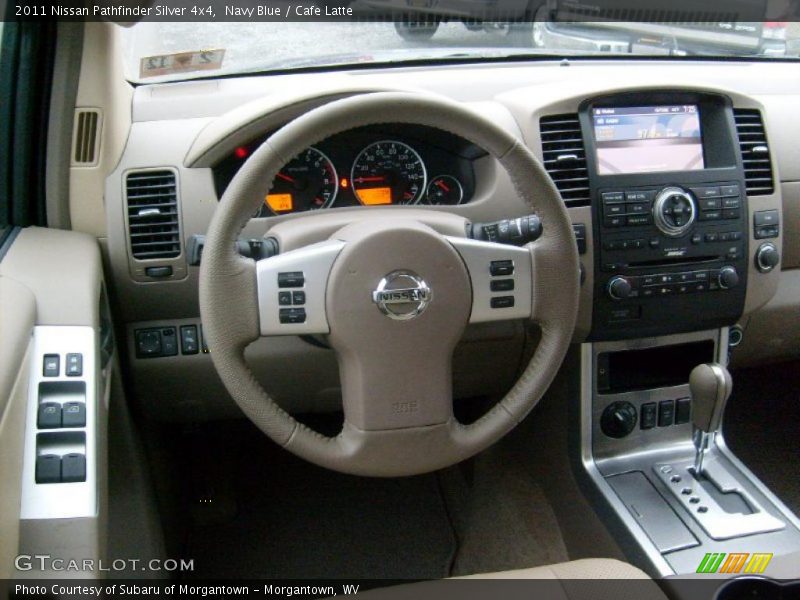 Navy Blue / Cafe Latte 2011 Nissan Pathfinder Silver 4x4