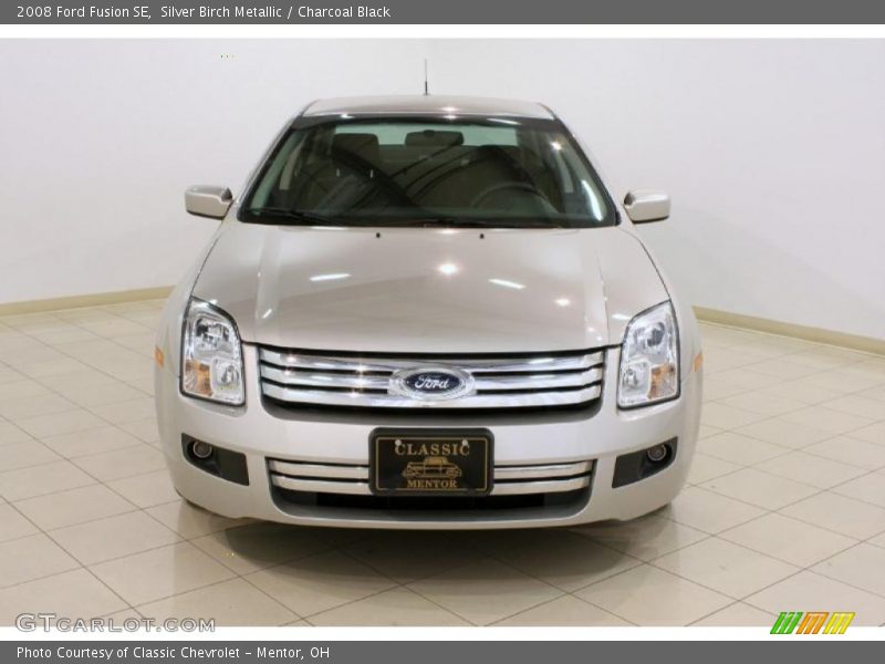 Silver Birch Metallic / Charcoal Black 2008 Ford Fusion SE