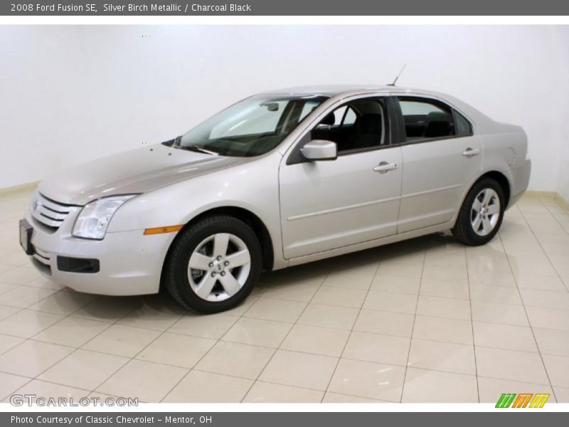 Silver Birch Metallic / Charcoal Black 2008 Ford Fusion SE