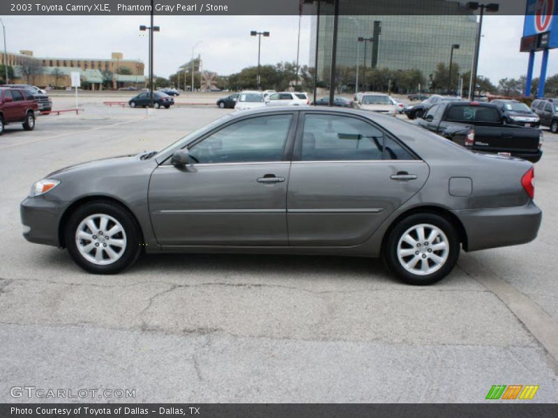 Phantom Gray Pearl / Stone 2003 Toyota Camry XLE