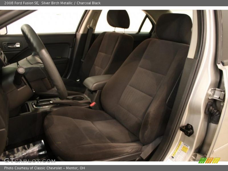 Silver Birch Metallic / Charcoal Black 2008 Ford Fusion SE