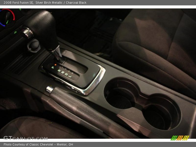 Silver Birch Metallic / Charcoal Black 2008 Ford Fusion SE