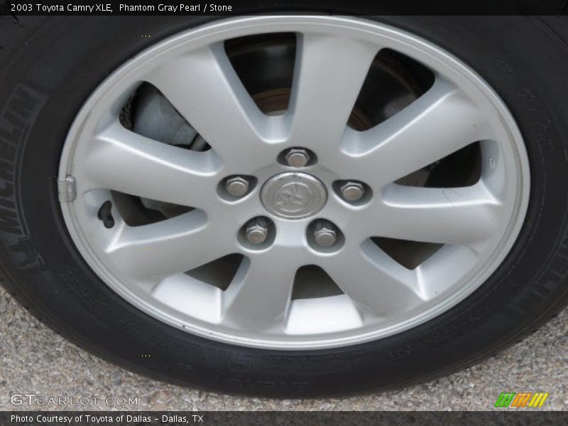 Phantom Gray Pearl / Stone 2003 Toyota Camry XLE