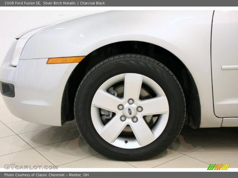 Silver Birch Metallic / Charcoal Black 2008 Ford Fusion SE
