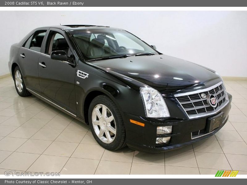Black Raven / Ebony 2008 Cadillac STS V6