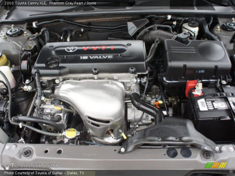 Phantom Gray Pearl / Stone 2003 Toyota Camry XLE