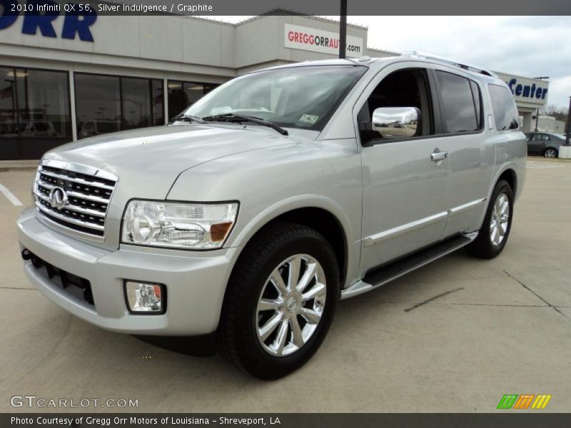Silver Indulgence / Graphite 2010 Infiniti QX 56
