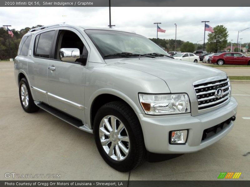 Front 3/4 View of 2010 QX 56