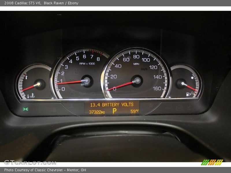 Black Raven / Ebony 2008 Cadillac STS V6