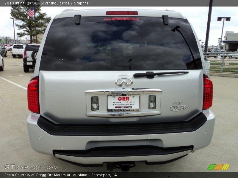 Silver Indulgence / Graphite 2010 Infiniti QX 56