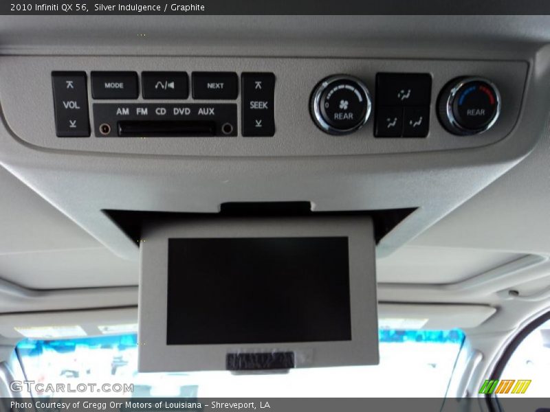 Controls of 2010 QX 56