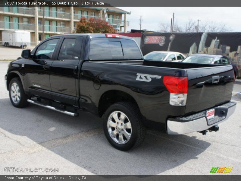 Black / Beige 2007 Toyota Tundra SR5 TSS Double Cab