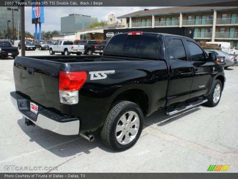 Black / Beige 2007 Toyota Tundra SR5 TSS Double Cab