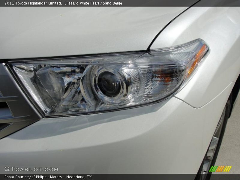 Blizzard White Pearl / Sand Beige 2011 Toyota Highlander Limited