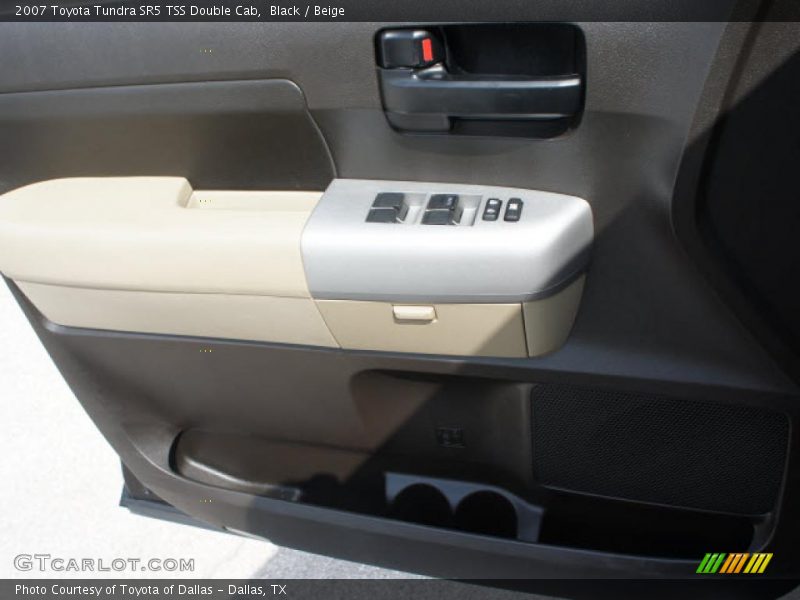Black / Beige 2007 Toyota Tundra SR5 TSS Double Cab