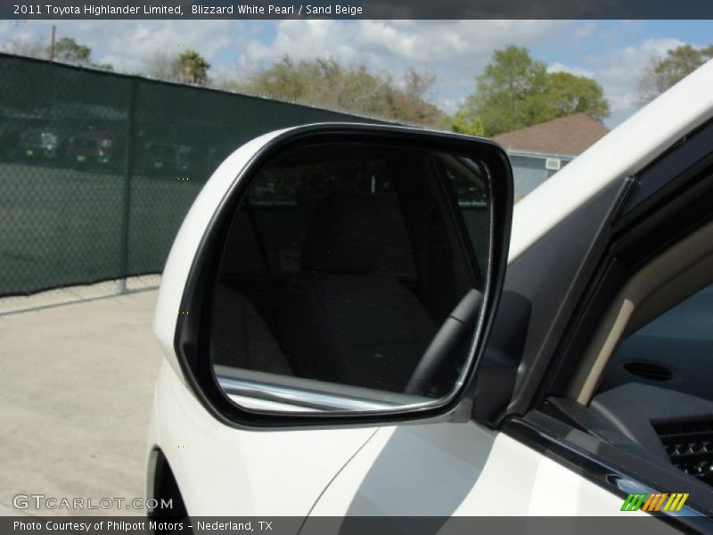 Blizzard White Pearl / Sand Beige 2011 Toyota Highlander Limited
