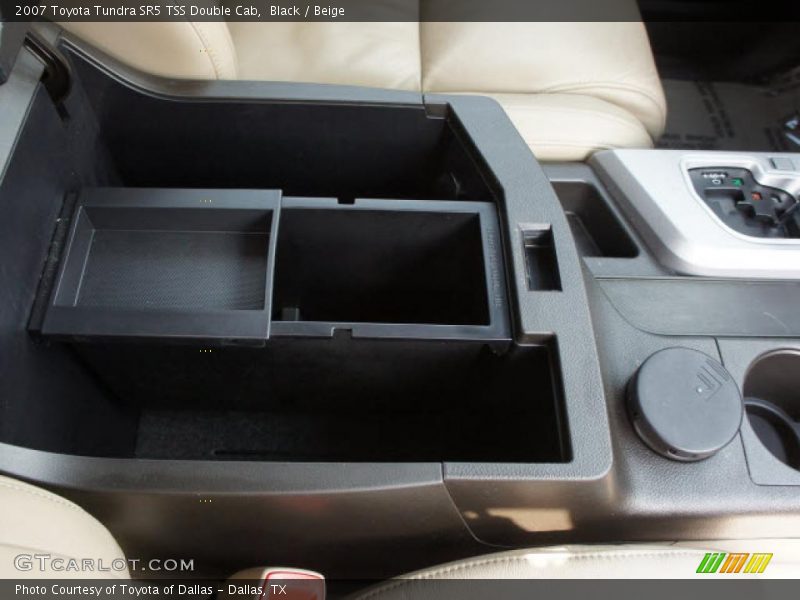 Black / Beige 2007 Toyota Tundra SR5 TSS Double Cab