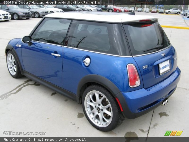 Hyper Blue Metallic / Black/Panther Black 2006 Mini Cooper S Hardtop