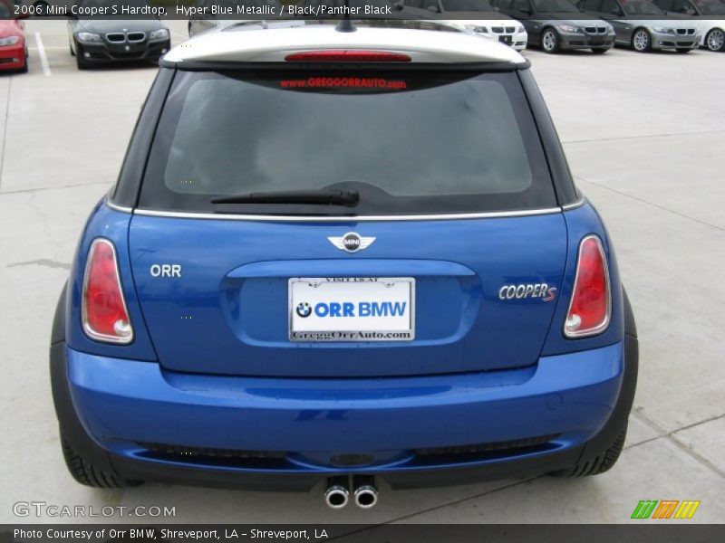 Hyper Blue Metallic / Black/Panther Black 2006 Mini Cooper S Hardtop
